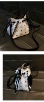 Bolso de mujer de marca de Hong Kong, impreso, de cuero genuino, bolso de cubo versátil de moda2025Nueva Bolsa Casual para Mujeres de Viaje al Aire Libre - details 15