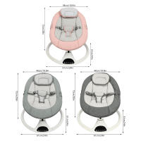 Columpios eléctricos inteligentes para bebé, mecedora multifuncional desmontable para plegable y madre, coaxial para dormir, nuevo estilo - details 6