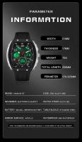 Reloj Digital Multifuncional de Lujo Premium 2025 Reloj de Moda para Hombres a Prueba de Agua con Correa de Cuero Función de Alarma Estilo Trendy - details 8