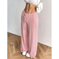 Pantalones de mujer con cintura elástica a rayas, talla única, recién llegados de otoño - details 5