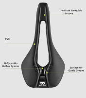 Asiento de Bicicleta Profesional WEST BIKING Ultraligero Hueco de Cuero Suave para Carreras de Bicicletas de Montaña y Carretera - details 31