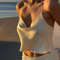 BUNO-Conjunto de 2 piezas de moda de verano de gato extraño para mujer, Tops con volantes y cuello Halter + minifaldas, trajes de fiesta en la playa de tendencia de vacaciones - details 5
