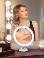 Espejo de Cosméticos Iluminado de 10x Rotación de 360 Grados con Cierre Fuerte - details 1