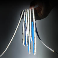 Tira de luces LED COB de 5M, 12V, 24V, 8MM de ancho, cinta Flexible de diodo 320 K, 3000K, 4000K, 6000K, para habitación - details 12