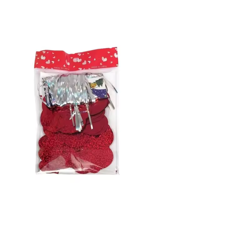 Corazón Rojo de Amor en Espiral 50pcs Guirnalda Colgante para Día de San Valentín, Boda, Aniversario, Fiesta de Cumpleaños Decoración de Iluminación - 1