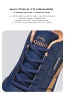 Zapatos casuales de cuero para hombre, zapatillas de deporte para exteriores, zapatos para caminar para todas las estaciones, suela suave, moda - details 9