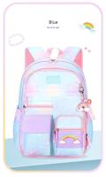 Mochila escolar arcoiris para niñas,Bonita mochila escolar,Regalo para estudiantes de primaria,Mochila escolar infantil - details 16