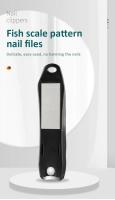 Cortauñas de alta calidad, cortador de uñas antisalpicaduras, tijera de uñas de diseño desmontable, herramienta de manicura de resina ABS de acero inoxidable - details 11