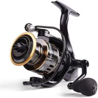 Carrete de Pesca Ligero BOPORO HE1000-7000 Máximo Arrastre 10KG Relación de Engranajes 5.2:1 Carrete Giratorio de Aleación para Aguas Saladas - details 0
