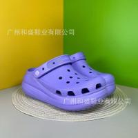 Zapatos con aumento de altura de suela gruesa con agujeros, sandalias antideslizantes de verano Unisex para parejas - details 13
