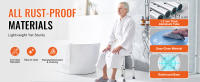 SucceBuy Silla de ducha, 360 ° Asiento giratorio, taburete de baño de altura ajustable para ducha o bañera, banco antideslizante para ancianos, discapacitados, discapacitados, capacidad de 136,1 kg - details 1