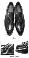 Zapatos náuticos casuales de cuero para hombre con suela de goma suave de nuevo diseñador - details 0