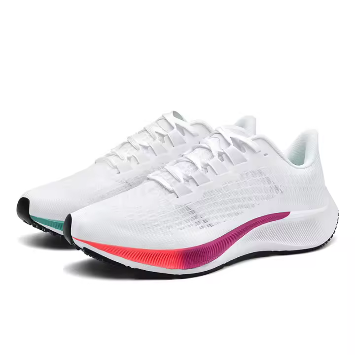 Nuevas zapatillas de deporte de pareja de maratón, zapatillas de correr casuales transpirables y ligeras de malla para hombre - 1
