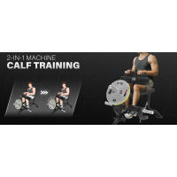 HVO Seated Raise hine: Home Gym Calf Workout hine Entrenamiento y ejercicio de piernas - details 3
