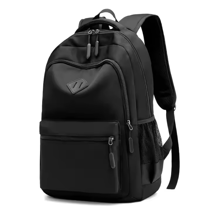 Mochila de nailon funcional, elegante y liviana con compartimento para computadora portátil - Correas impermeables y ajustables para hombres y mujeres - Perfecta para la escuela, la universidad y los viajes, informal, de gran capacidad - 1