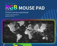 Alfombrilla de ratón para juegos RGB, impermeable, antideslizante, de gran tamaño, para deportes electrónicos - details 0