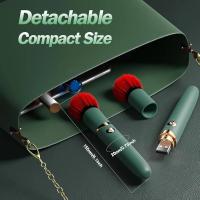 Mini vibrador portátil de punto g para masajeador vaginal, masturbación femenina, estimulador de clítoris anal, cepillo de maquillaje, diseño de juguete sexual - details 1