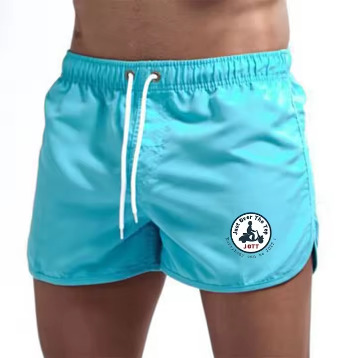 Pantalones de playa de verano para hombre, pantalones cortos deportivos para correr, ropa deportiva para fitness para hombre, pantalones de playa para hombre - 1