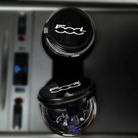 Nuevo Cenicero de espejo negro para coche tipo empuje para piezas de automóvil Fiat 500 - details 4