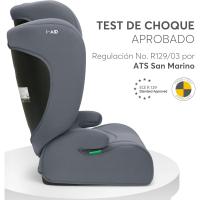 Silla Coche Grupo 3 (15-36 kg, 100-150 cm) Silla para Niño sin ISOFIX, i-Size, de 3,5 a 12 Años, 13 Posiciones Reposacabezas, Gris - details 1
