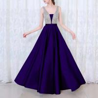 Elegante Vestido de Noche de Secuencia Corte Alto y Vibrante para Mujeres - details 8