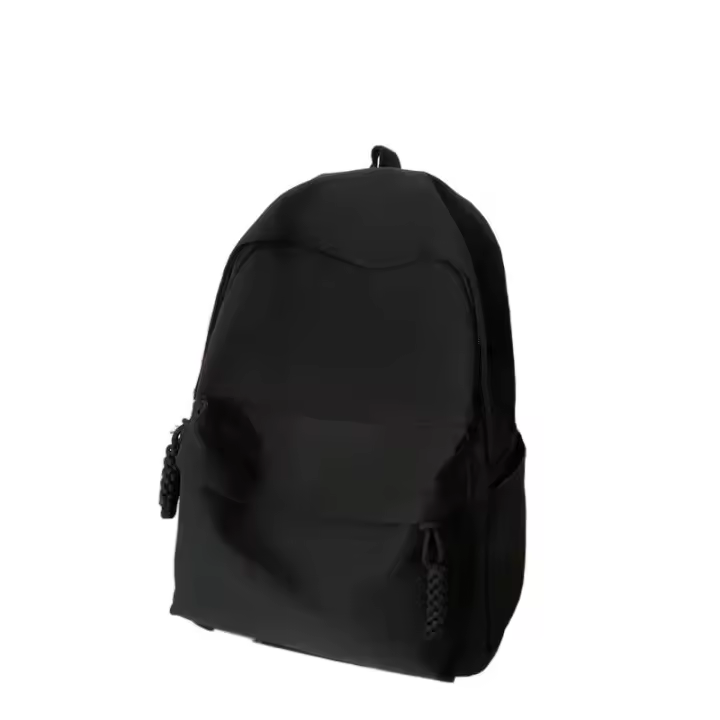 Mochila escolar de nylon impermeable de alta capacidad, simple y sólida, con cremallera Mahua, mochilas de alta calidad, bolsas - 1