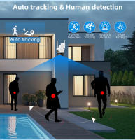 Cámaras de vigilancia exterior 360 grados doméstico wifi Internet remoto inteligente Visión nocturna alarma vigilancia - details 5