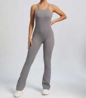 Mono deportivo de yoga sin costuras para mujer, color melocotón, glúteos ajustados, tirantes ajustables, belleza de espalda, gimnasio - details 22