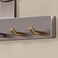 Con 3/5 ganchos, ganchos de ventosa, estante de almacenamiento reutilizable sin perforaciones para abrigo, toalla, ahorro de espacio, gancho Universal montado en la pared - details 7