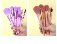 Set de Brochas de Maquillaje 11PCS para Mujeres Herramienta de Belleza para Sombra de Ojos y Rubor Blending Cosméticos en Polvo - details 0
