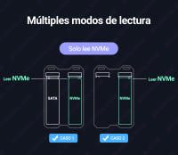 JEYI Caja de Almacenamiento SSD de Doble Protocolo con Chip JMS581 USB 3.1 Gen2 10G - details 5