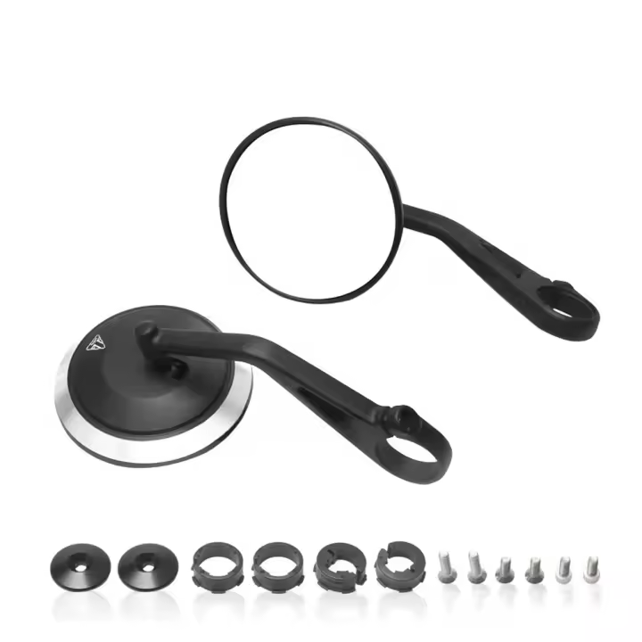 Kit de espejos retrovisores laterales para manillar de aleación de aluminio CNC para motocicleta, Kit de espejo final para Triumph Street Triple S 765 765RS 765R Bobber T120 Daytona 660 675 T120 T100, etc. - 1