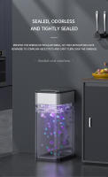 Cubo de Basura de Acero Inoxidable Inteligente Alto Capacidad 15L-60L Ideal para Cocina - details 7