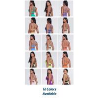 Sujetador deportivo con cordones para mujer, gimnasio, Fitness, Yoga, ropa deportiva transpirable para entrenamiento - details 1
