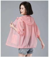 Chaquetas de mujer, abrigos, cortavientos, protección solar, chaqueta fina con cremallera, ropa de verano para mujer 2024 - details 12