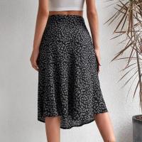 Falda de verano con estampado Floral para mujer, falda holgada de cintura alta, transpirable, elegante, ropa femenina - details 14