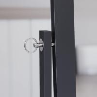 Espejo Rectangular de Longitud Completa, de pie, de Madera, Giratorio, para Dormitorio, Pasillo, cómoda, Color Negro - details 3