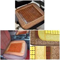 Cojín de bambú para asiento de coche, funda de asiento cuadrada, transpirable, accesorios de verano - details 2