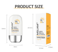 MSLAM-crema solar blanqueadora, protector solar para el cuerpo y la cara, crema protectora para la piel, antienvejecimiento, control de aceite, hidratante SPF 50 - details 15
