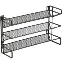 Organizador de especias de 3 niveles, soporte de hierro para encimera, armario, despensa, puerta de pared, 21 botellas - details 0
