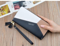 Cartera larga de cuero para mujer, tarjetero de mano con cremallera para teléfono, monedas, regalo de Navidad - details 7