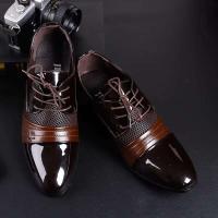 2023 Nuevo vestido de cuero genuino para hombre con borlas y zapatos de oficina con estampado formal - details 8