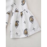 BUNO-pantalones de pierna ancha para mujer, pantalón largo recto y holgado con bordado de flores de anacardo, elegante, cintura alta, moda de verano, 2025 - details 11