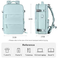 Mochila multifuncional de viaje para mujeres y hombres, Bolsa de viaje de gran capacidad para mojado y seco, 35L - details 5