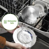 Bol de Agua para Perros de Acero Inoxidable Sin Derrames, Alimentador de Mascotas Lento y Sin Salpicaduras - details 5