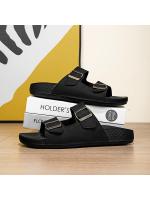 Nuevas sandalias cómodas de verano para hombre, zapatillas de exterior con suela gruesa y hebilla de cinturón, zapatillas de casa de exterior con suela gruesa para hombre - details 10