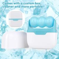 Scttomon Rodillo de Hielo Herramienta de Cuidado de la Piel Facial para Estrechar, Iluminar, Reducir Arrugas Regalo Ideal para Mujeres - details 3
