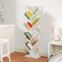 Estantería de Libros 9 Niveles, Estantes de Almacenamento, Forma de Árbol, Resistente y Duradera, Ahorro de Espacio, para CD, revistas, Libros, Sala de Estar, Blanco EWT08SJ01G1 - details 2