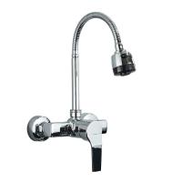 Grifo de Cocina de Aleación de Cromo Rotación de 360 Grados Aireador de Agua Sin Plomo Dos Agujeros - details 2
