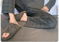 Pijamas con estampado a rayas para hombre, ropa de dormir de algodón peinado con cuello redondo, talla grande, a la moda, Y2k, otoño e invierno, 2024 - details 54